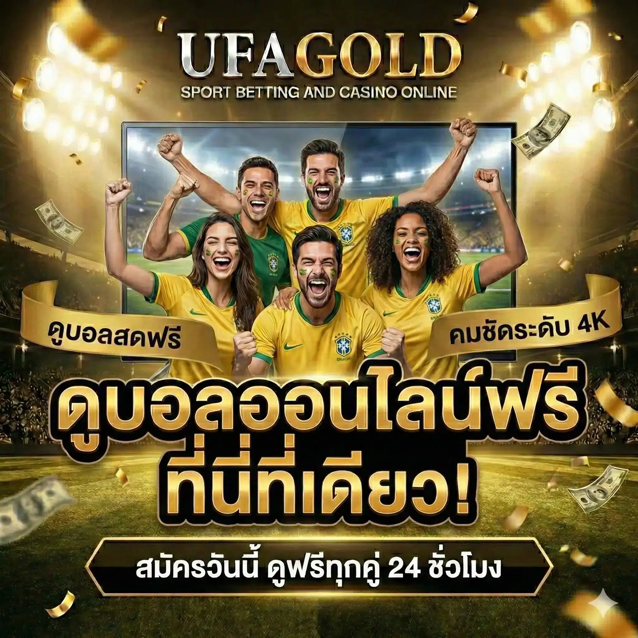 ดูบอลสดฟรี UFAGOLD